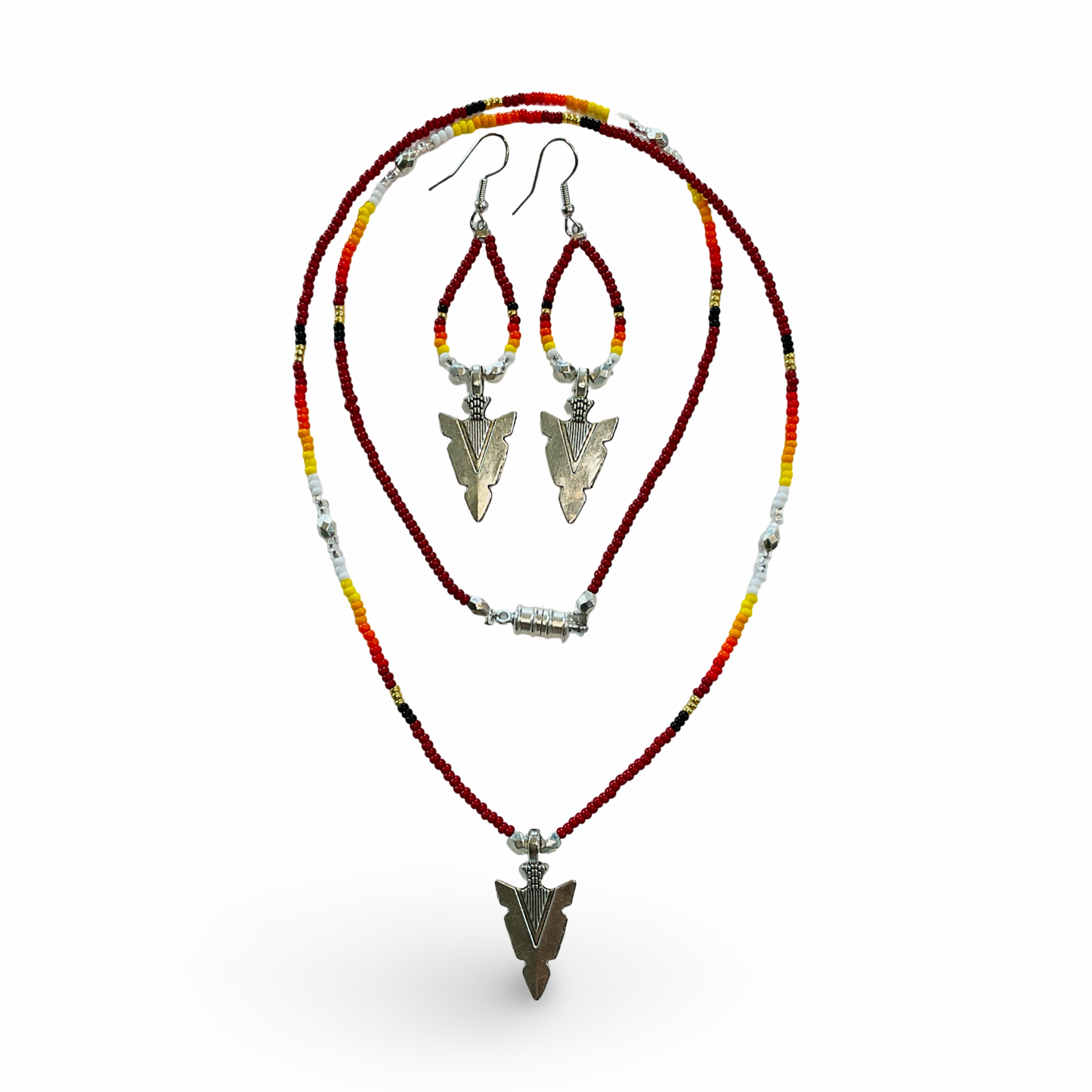 RBE Beaded Earring/Necklace Set