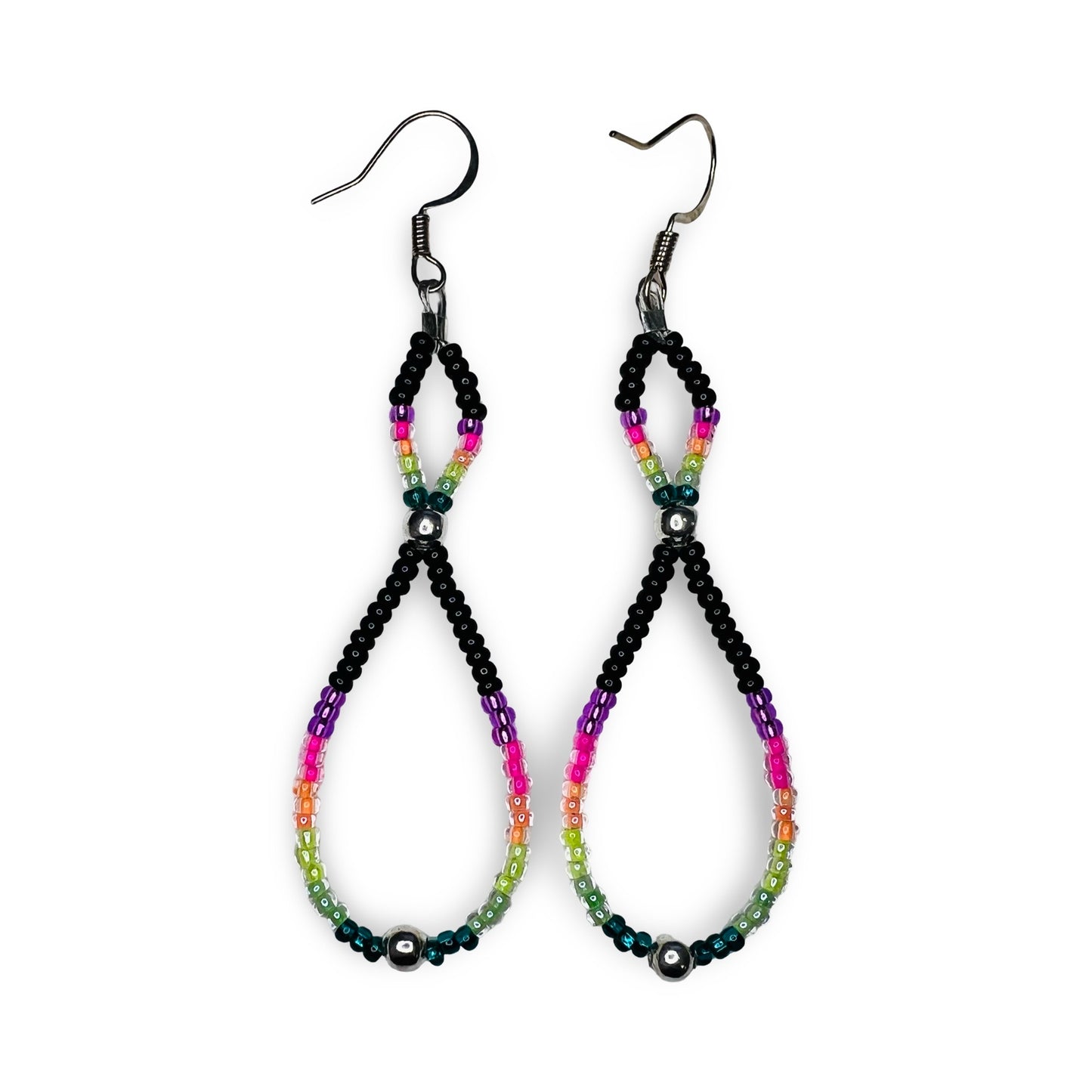 RBE Beaded Loop Earrings