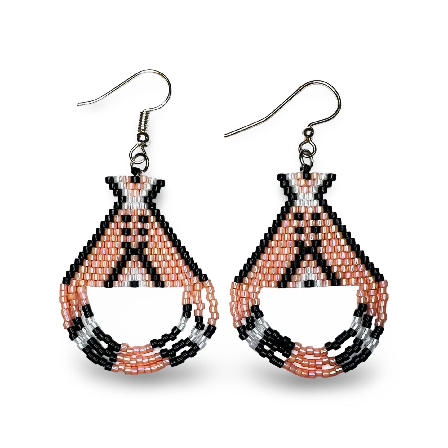 LG Beaded Tipi Earrings