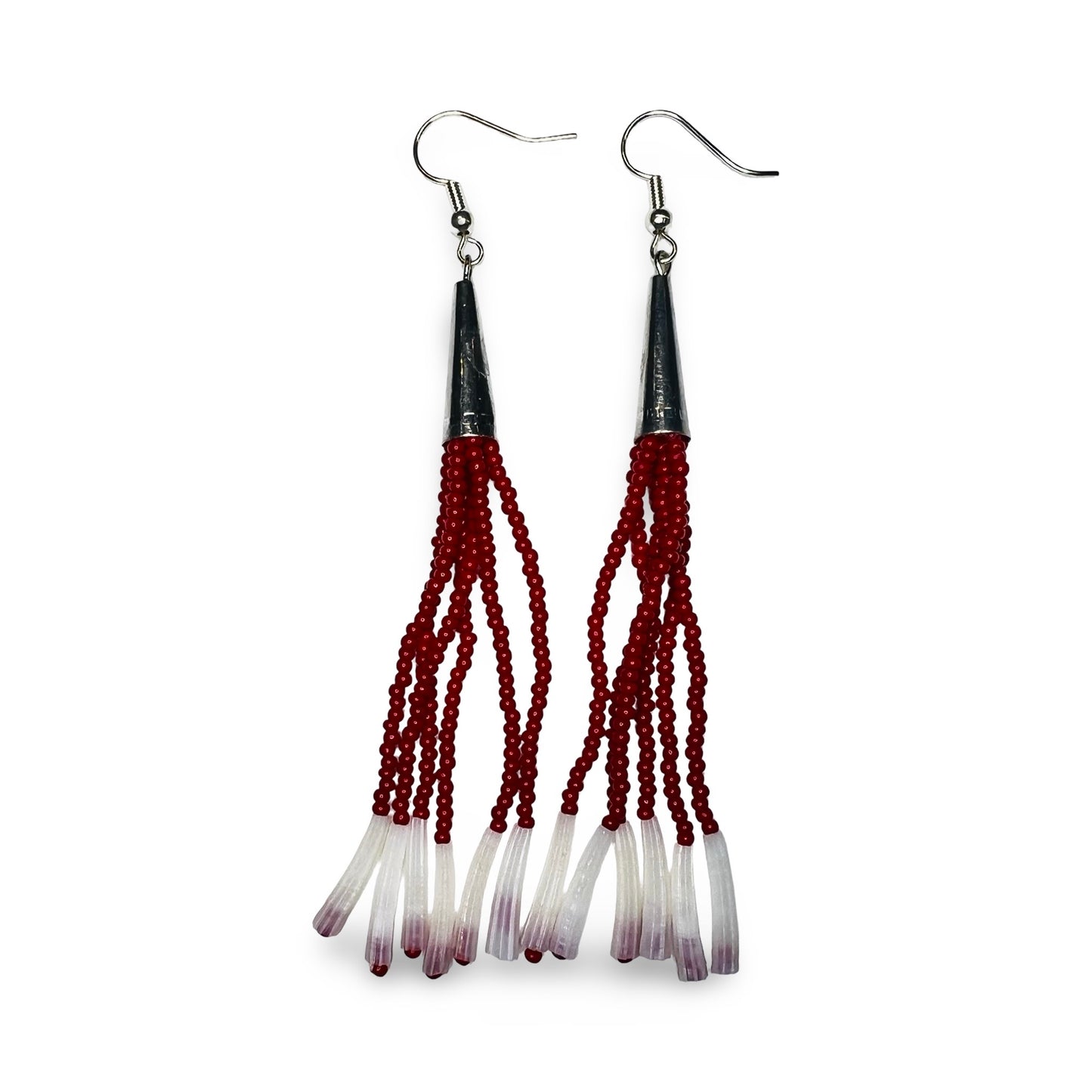 SHMH Bead & Dentalium Earrings