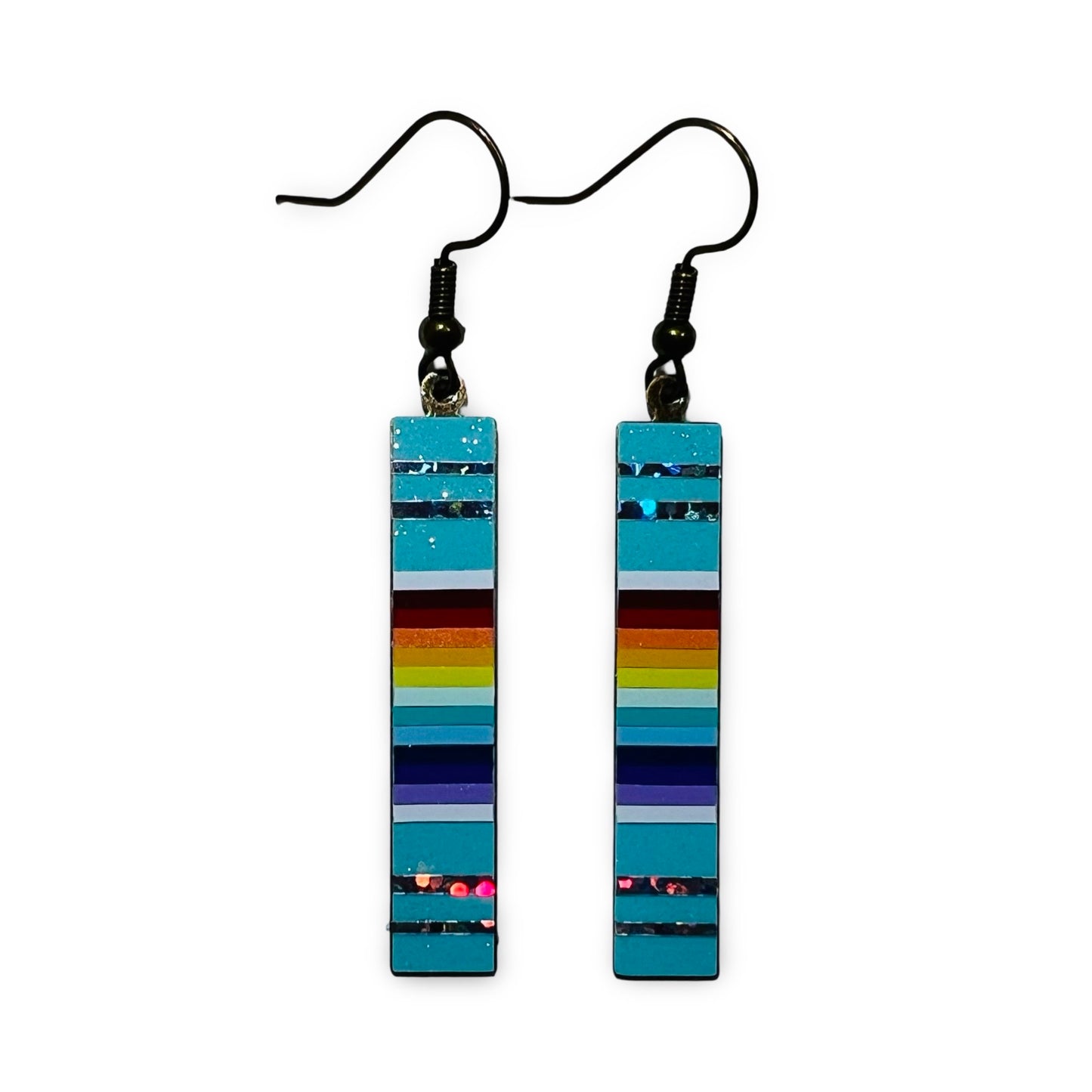 WW Slat Vinyl Earrings 2