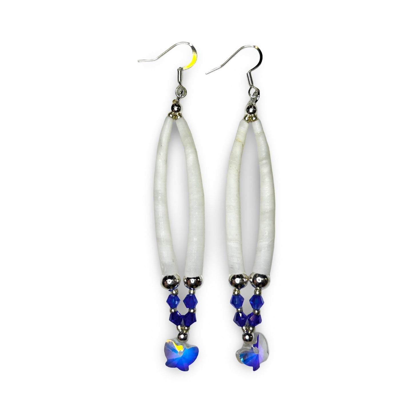 MH Single Dentalium Earrings