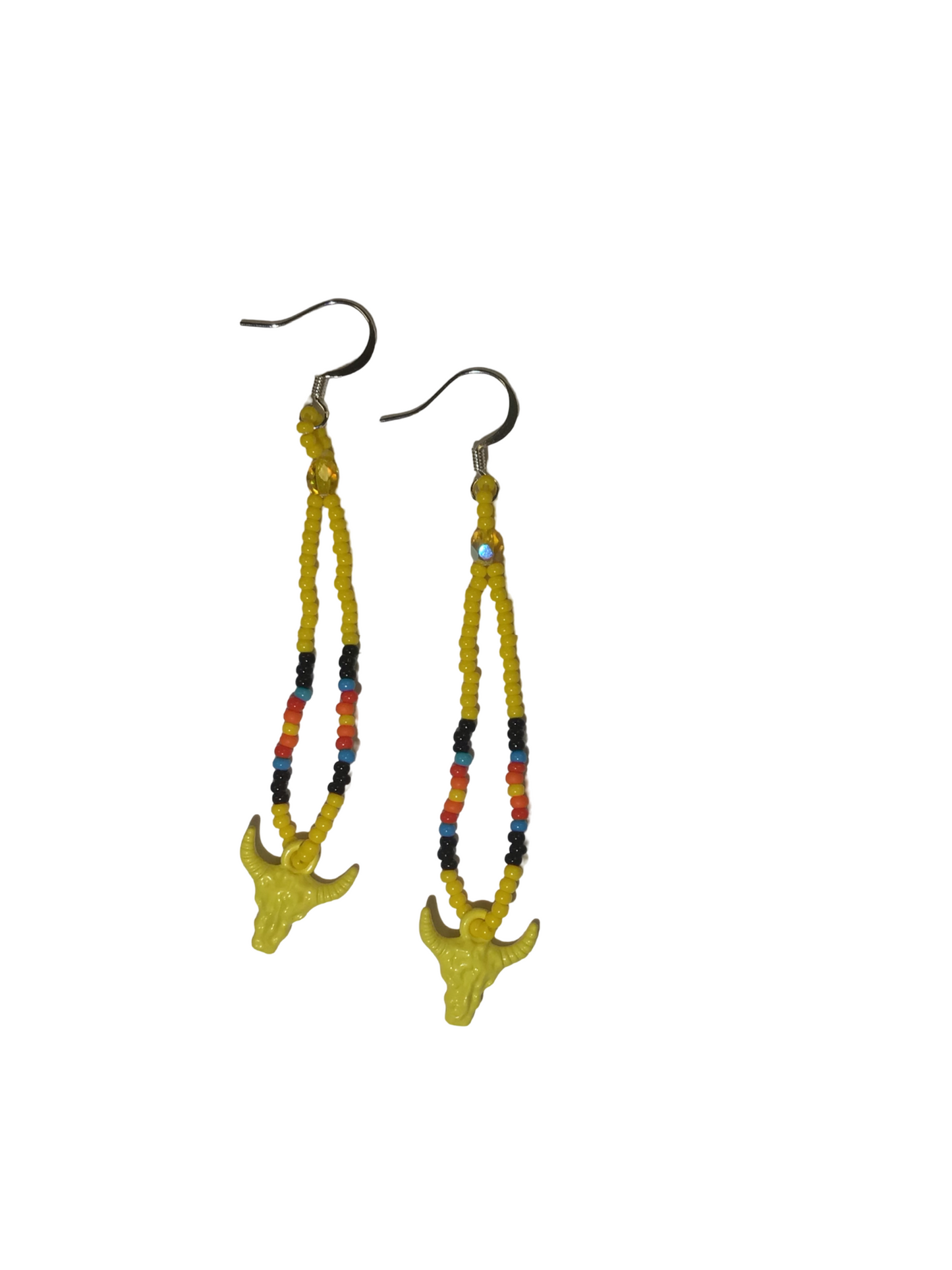 SHMH Beaded Fringe Earrings