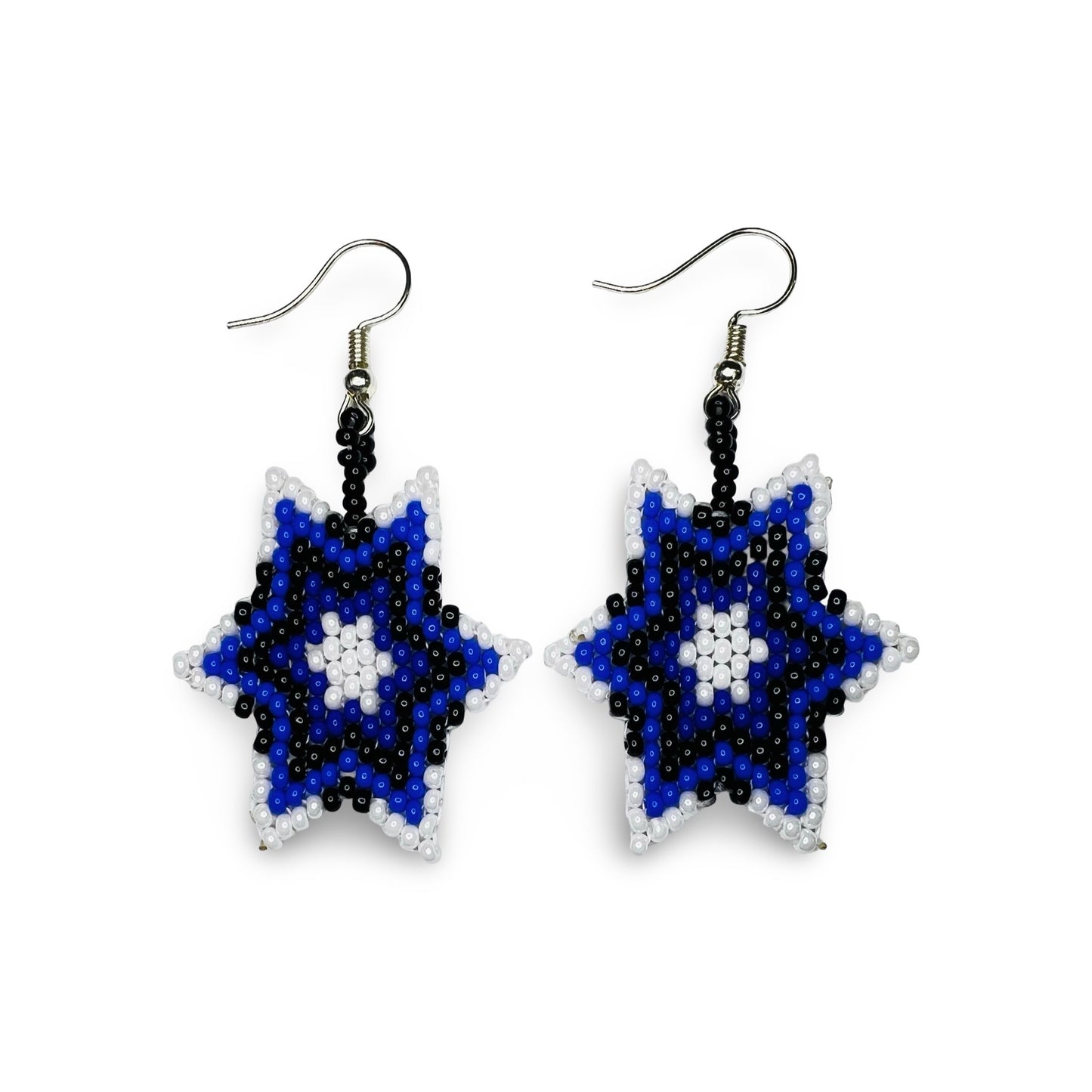 LZ Brickstitch Star Earrings