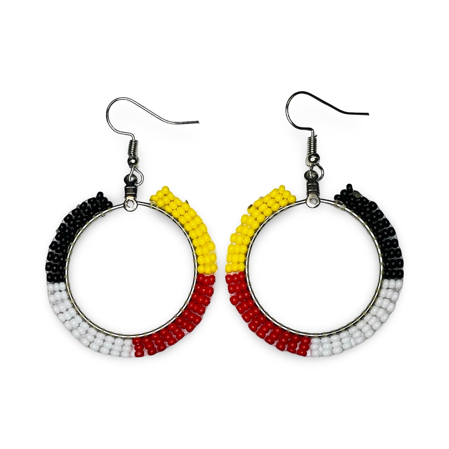 SHMH Beaded Circle Earrings