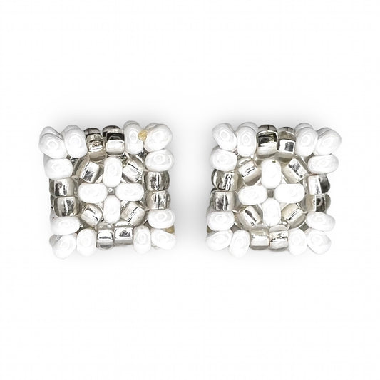 JR Beaded Stud Earrings