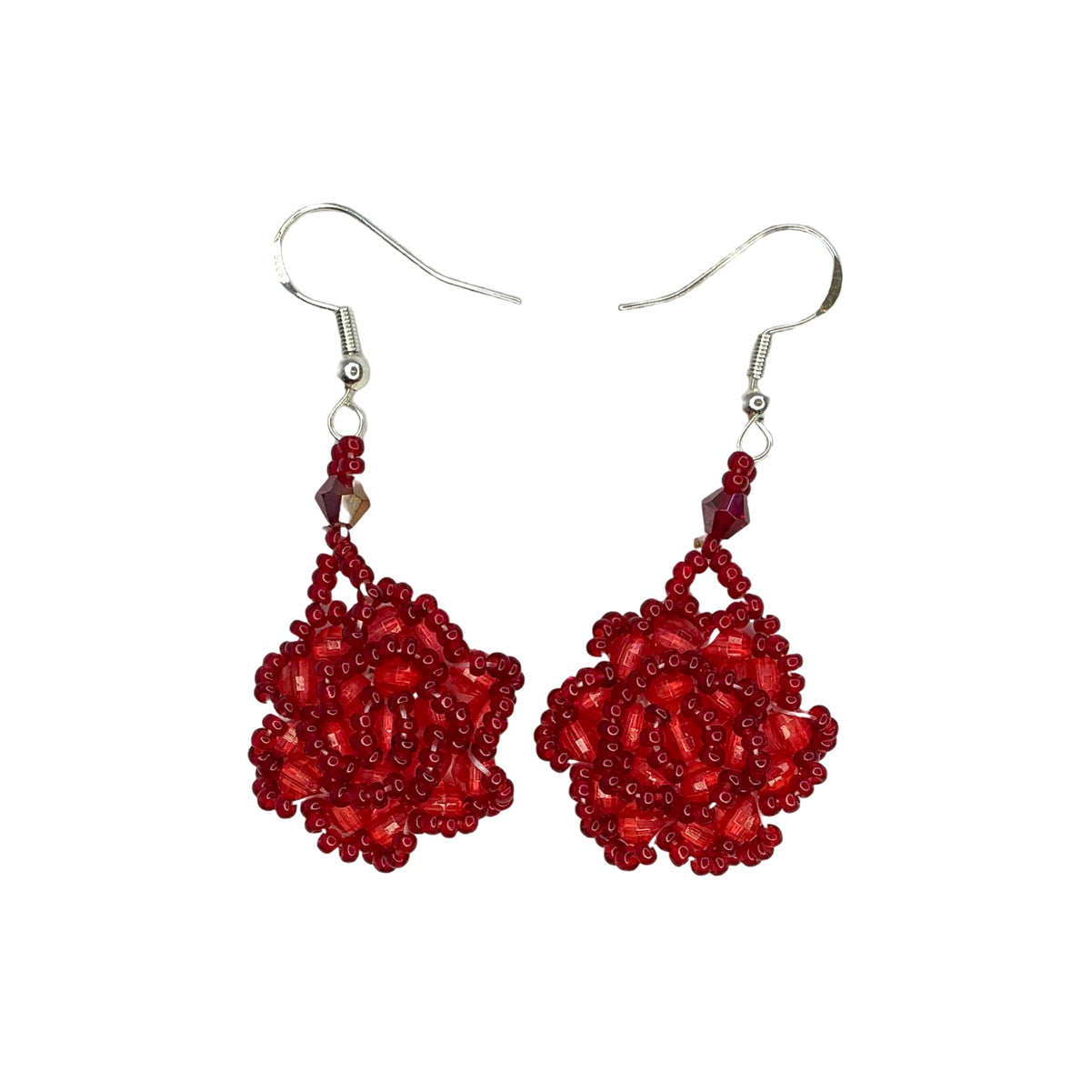 LZ Rose Bead Earrings
