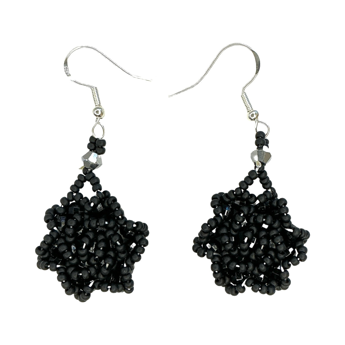 LZ Rose Bead Earrings