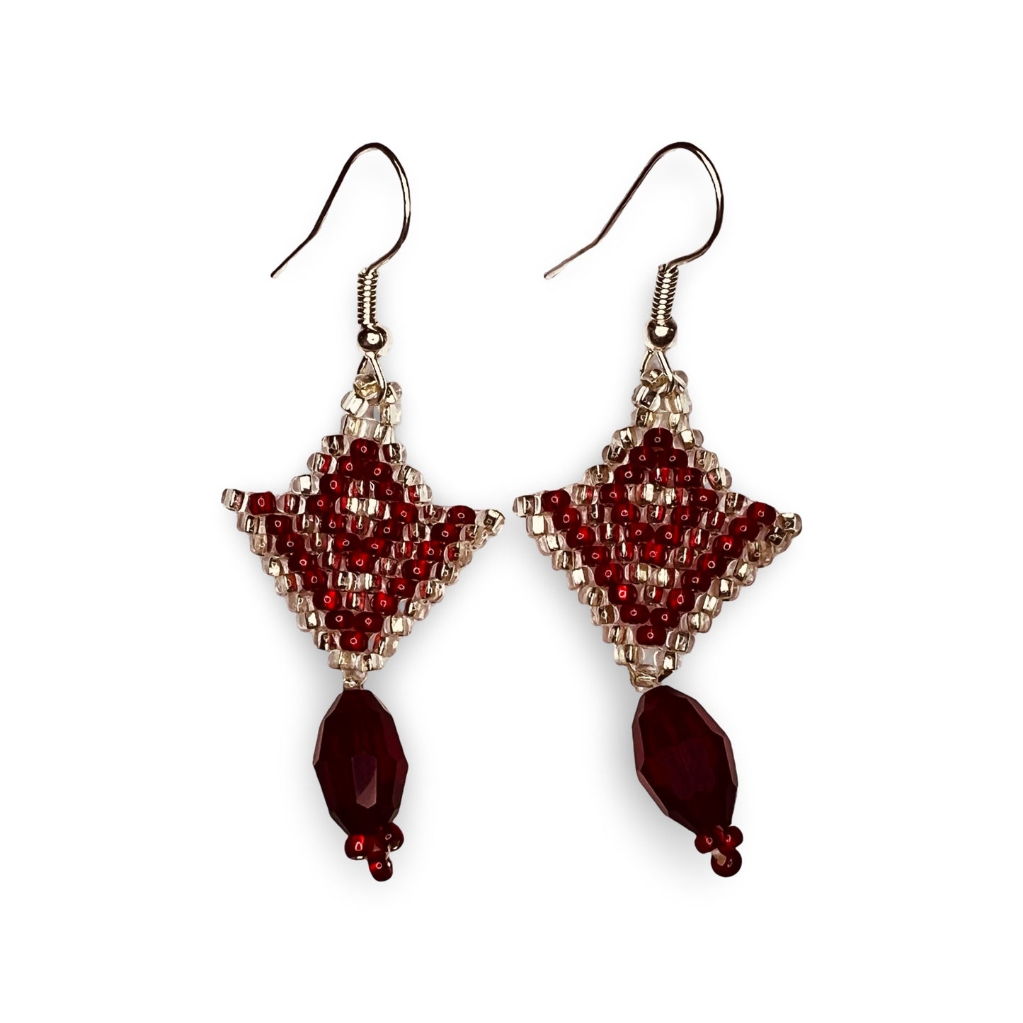 RBE Brickstitch Arrow Earrings