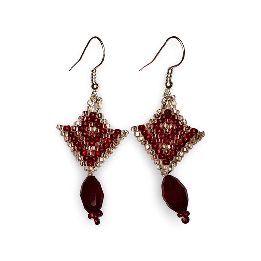 RBE Brickstitch Arrow Earrings