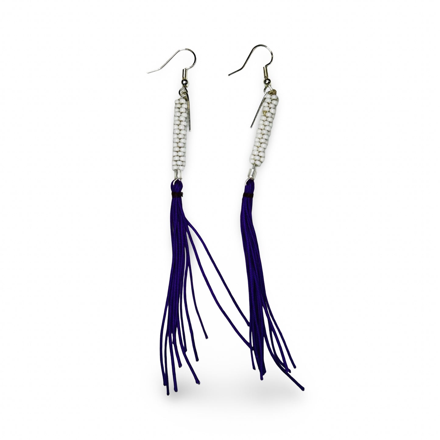 TB Beaded w/ Tassel Earrings