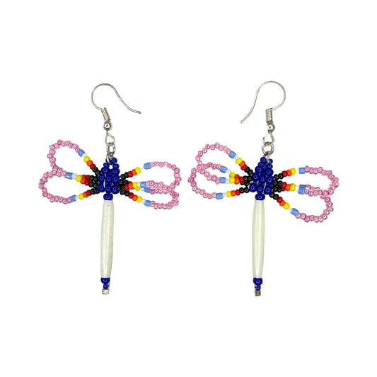 CWT 2" Dragonfly Bead Earrings