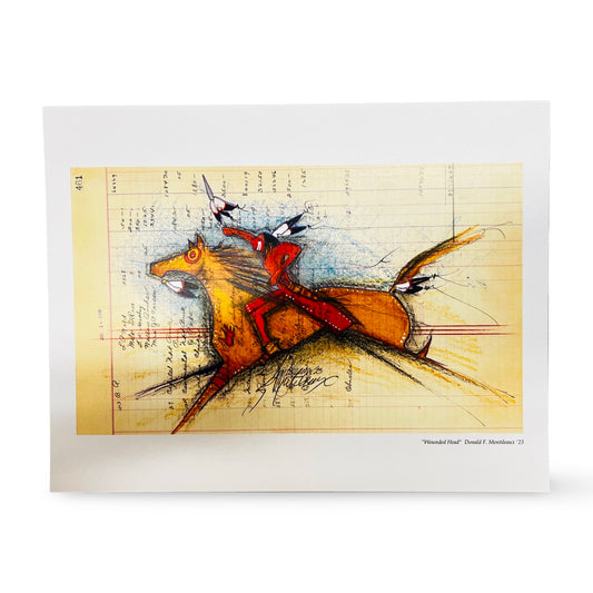 DM Wounded Head Print