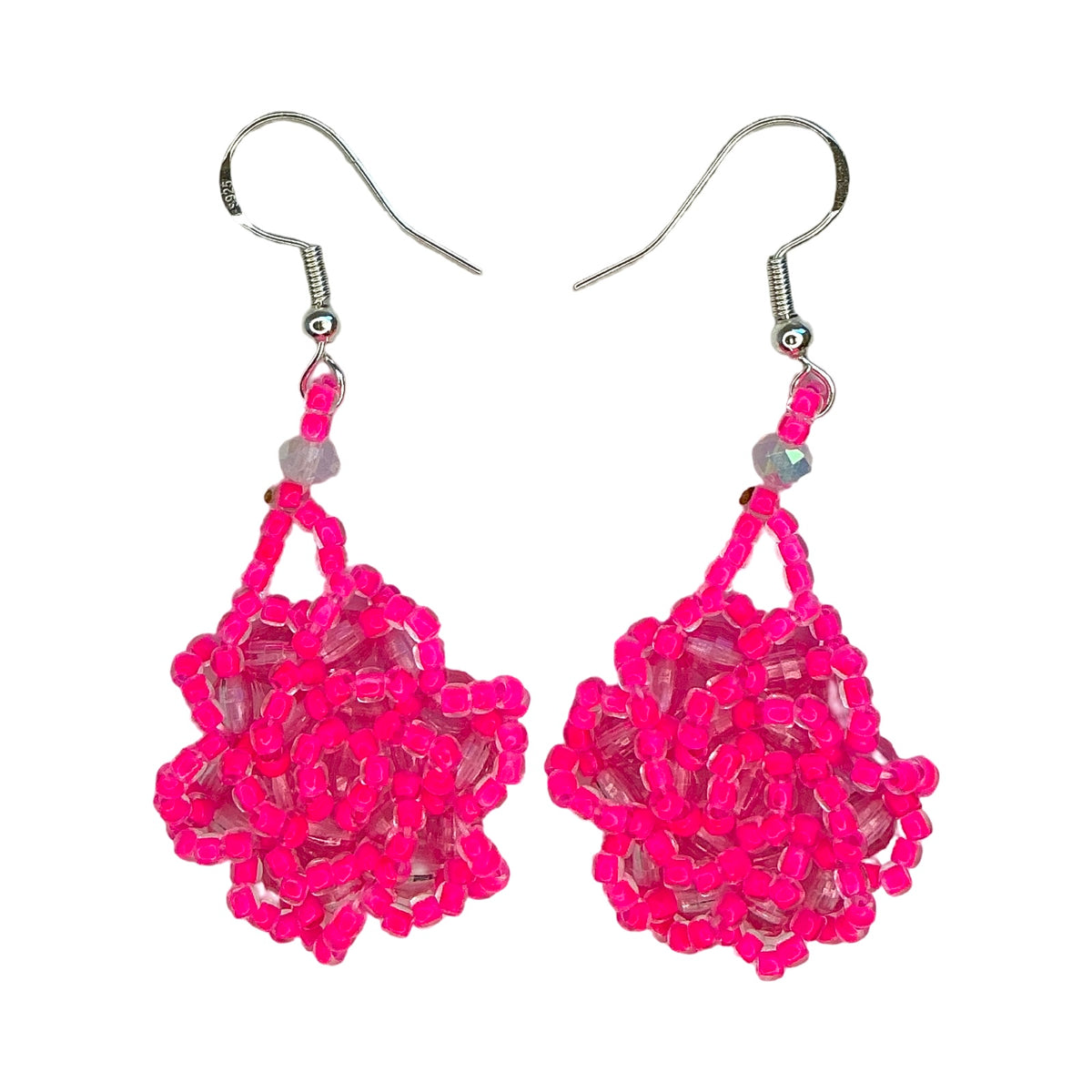 LZ Rose Bead Earrings