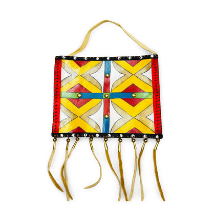 ER Red & Black Parfleche Bag