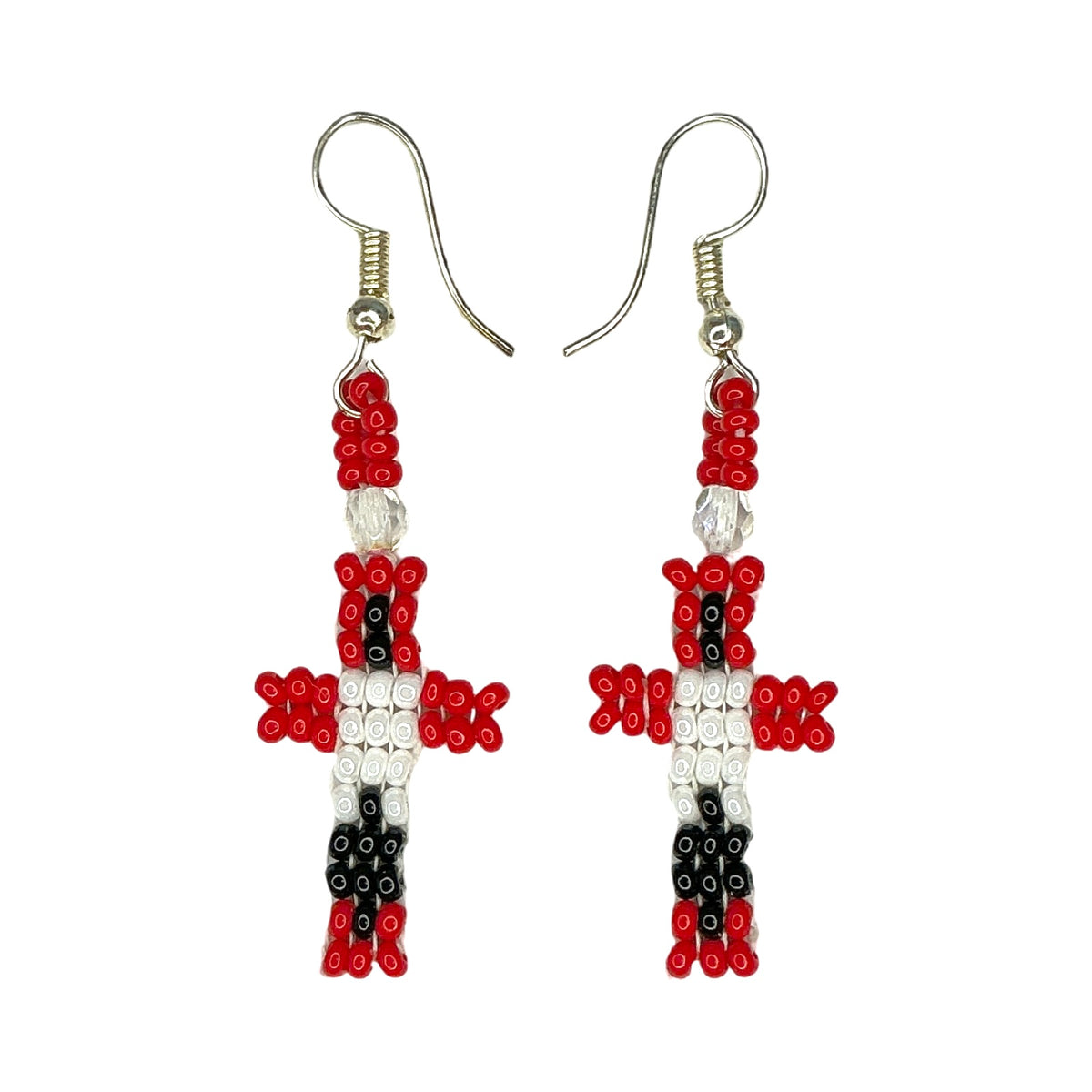 LZ Brickstitch Cross 2 Earrings
