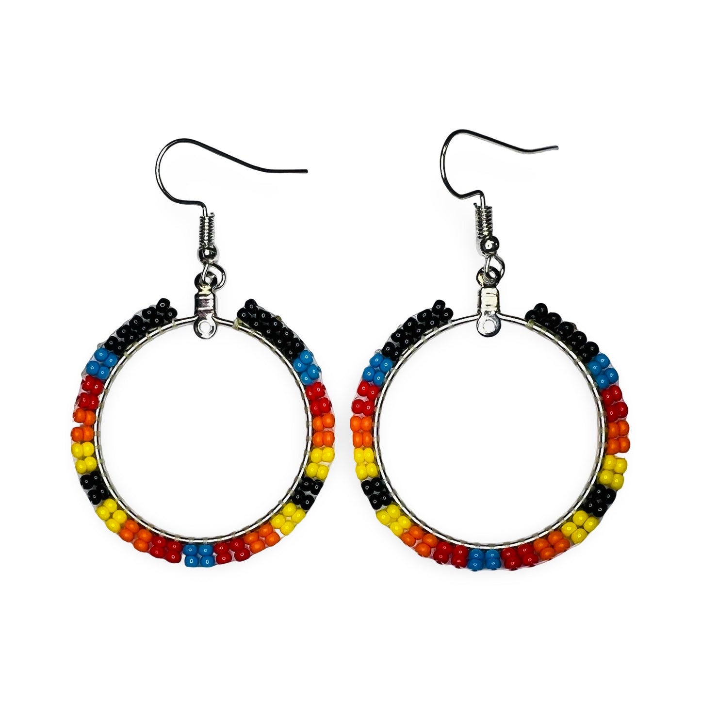 SHMH Beaded Circle Earrings