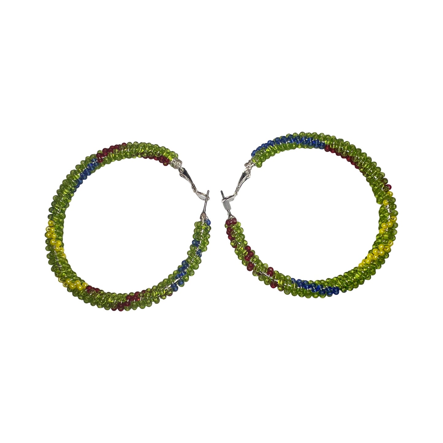 ERB Beaded Hoop Earrings