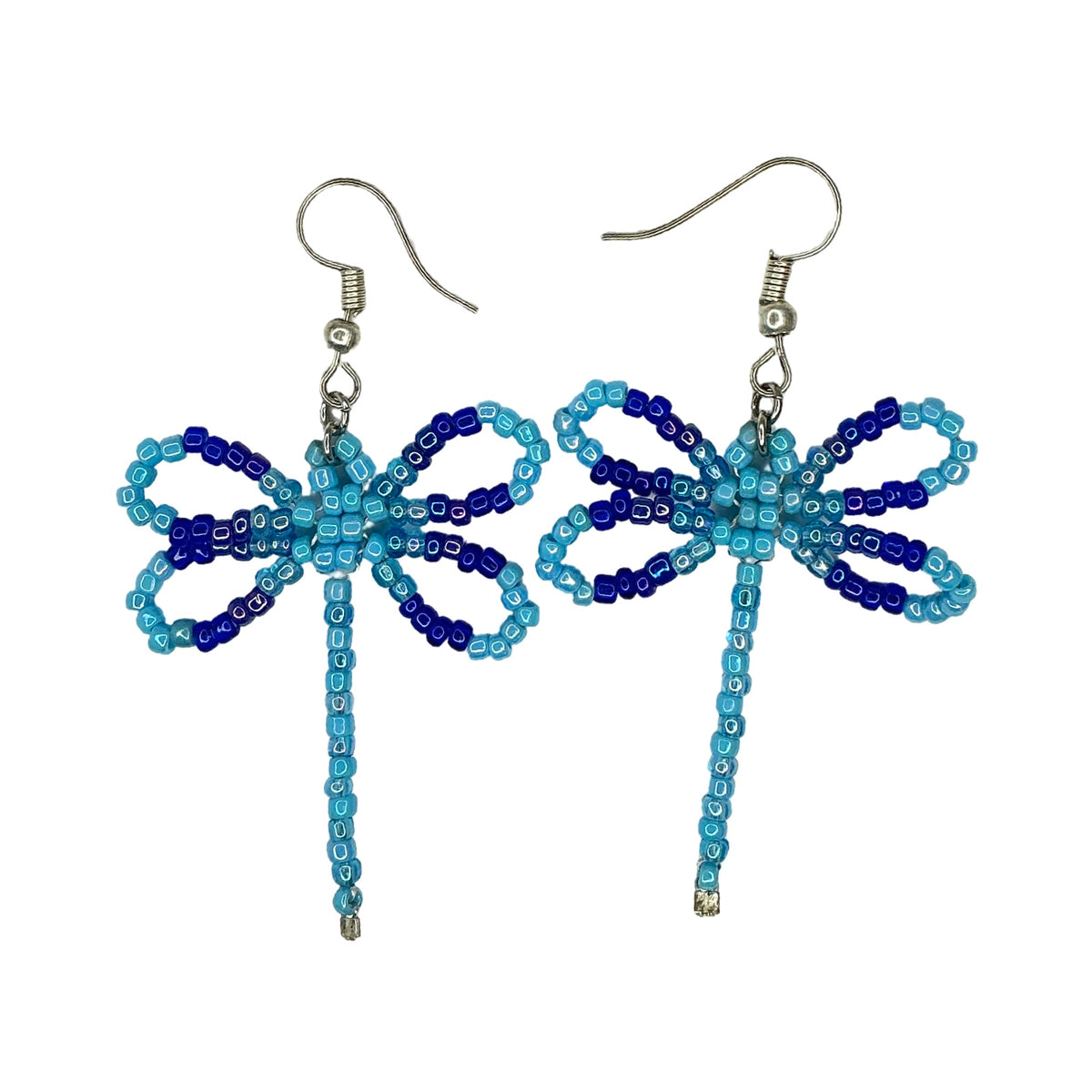 CWT 2" Dragonfly Bead Earrings