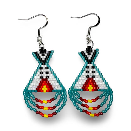 MirRC Beaded Tipi Earrings