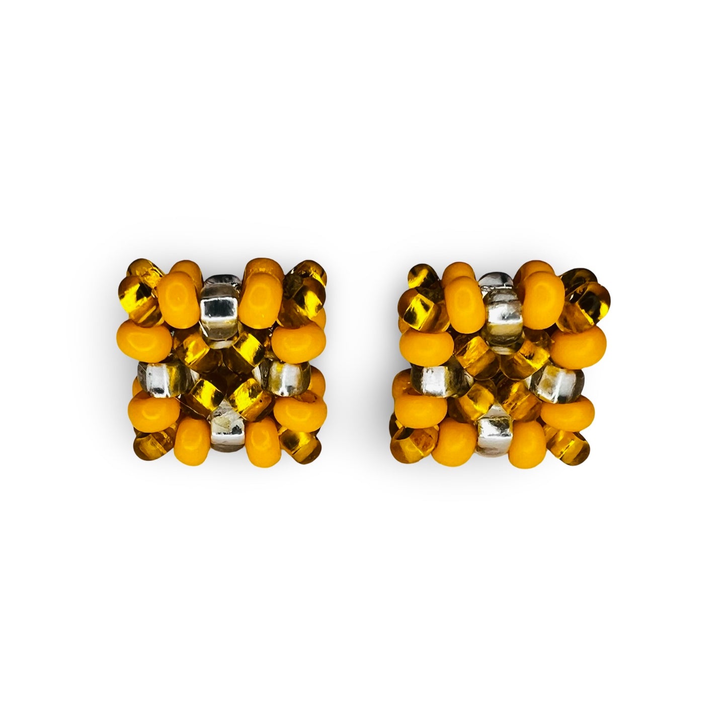 JR Bead Stud Earrings