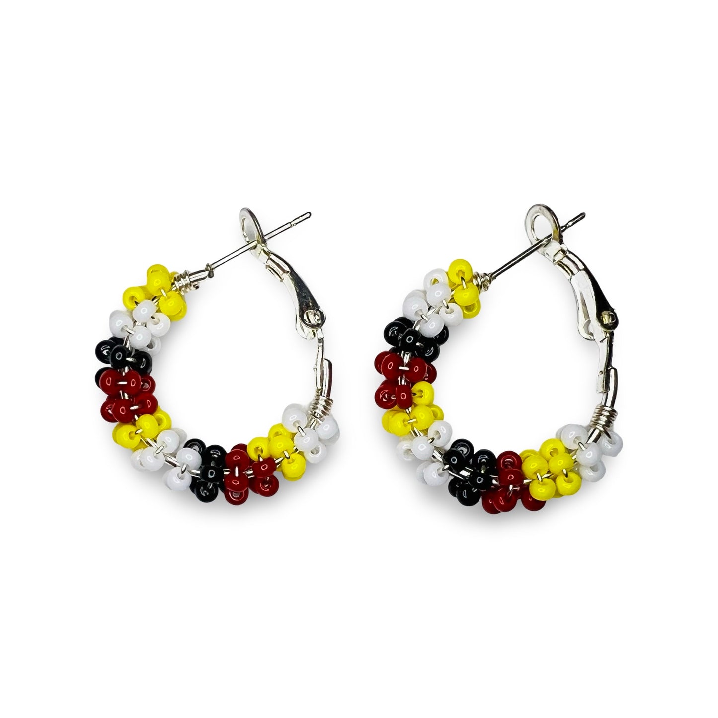 WWBR Mini Beaded Hoops