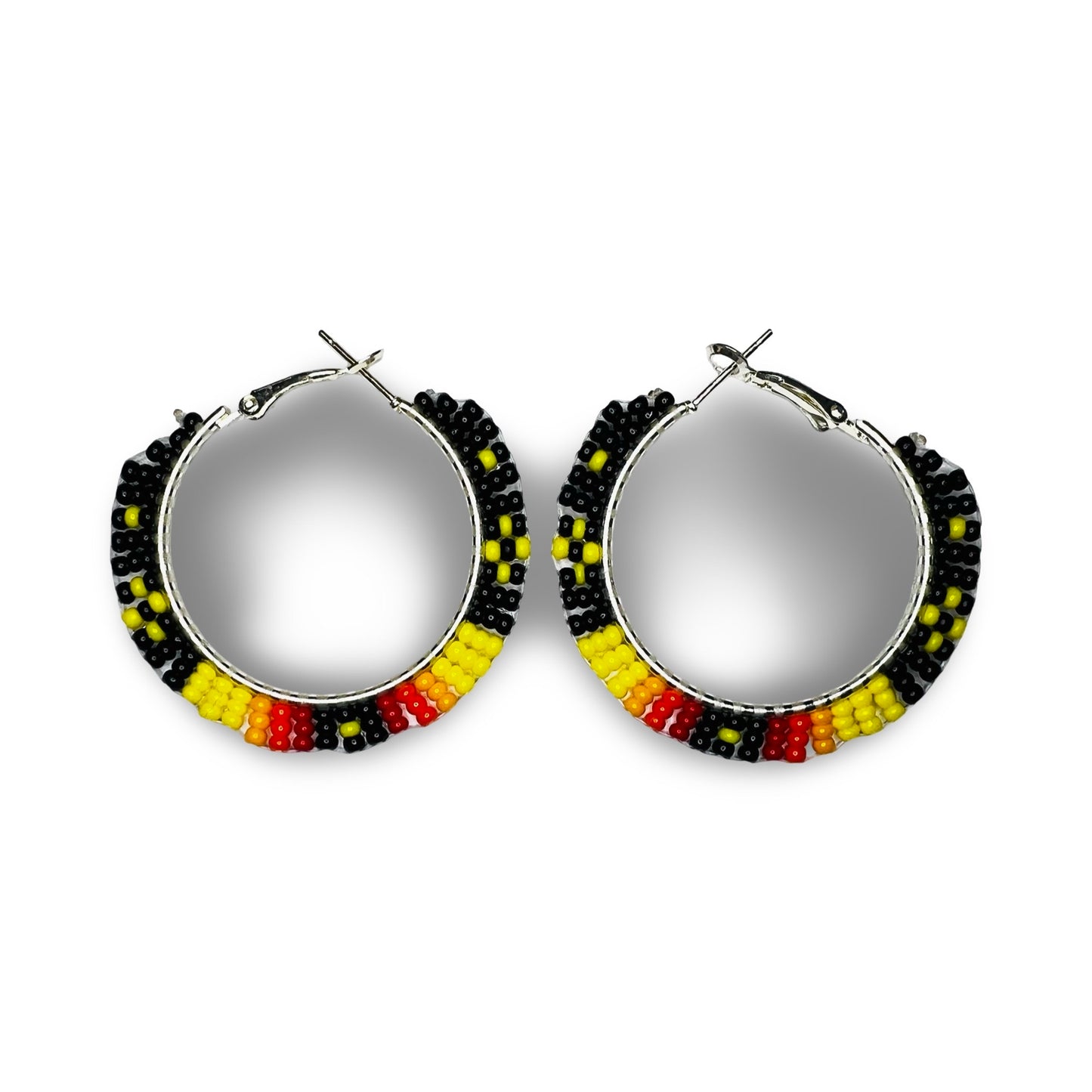 DYH Beaded Hoop Earrings