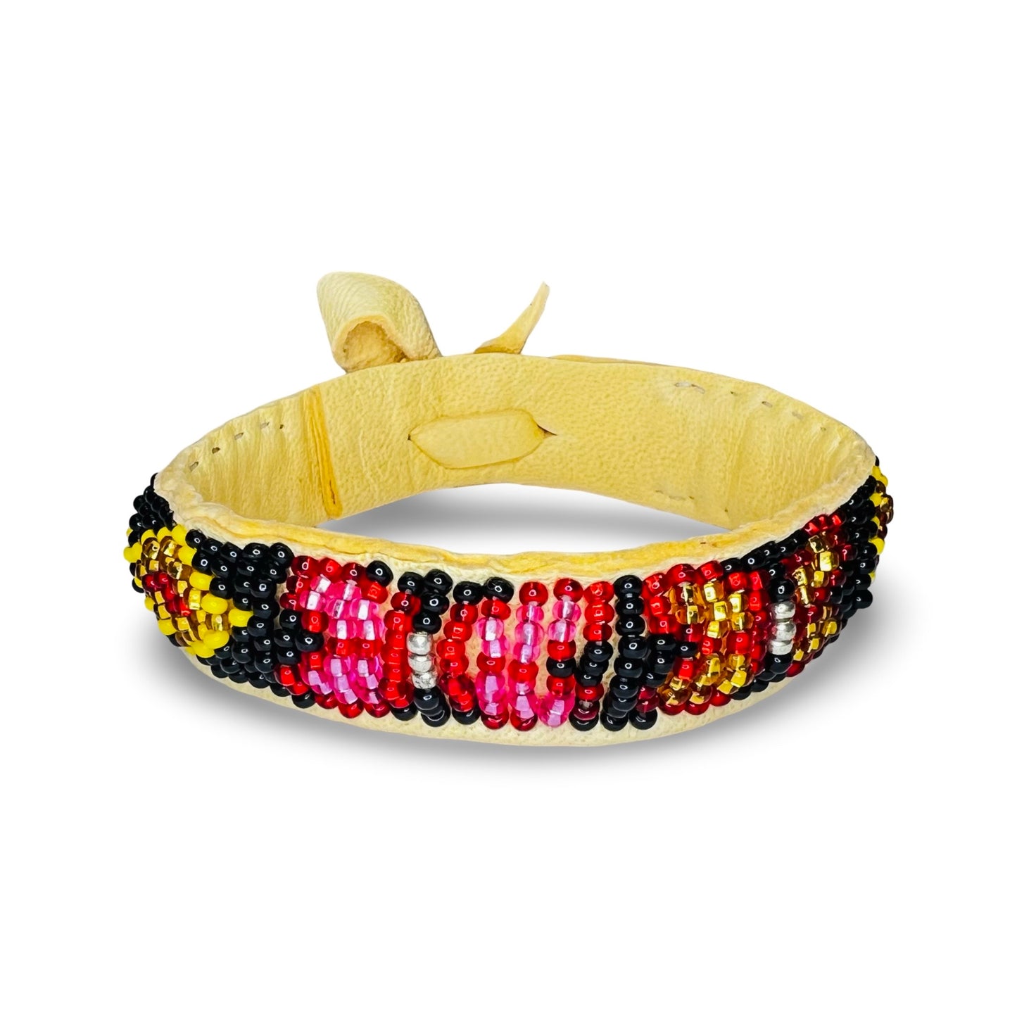 DZ Beaded Leather Bracelets
