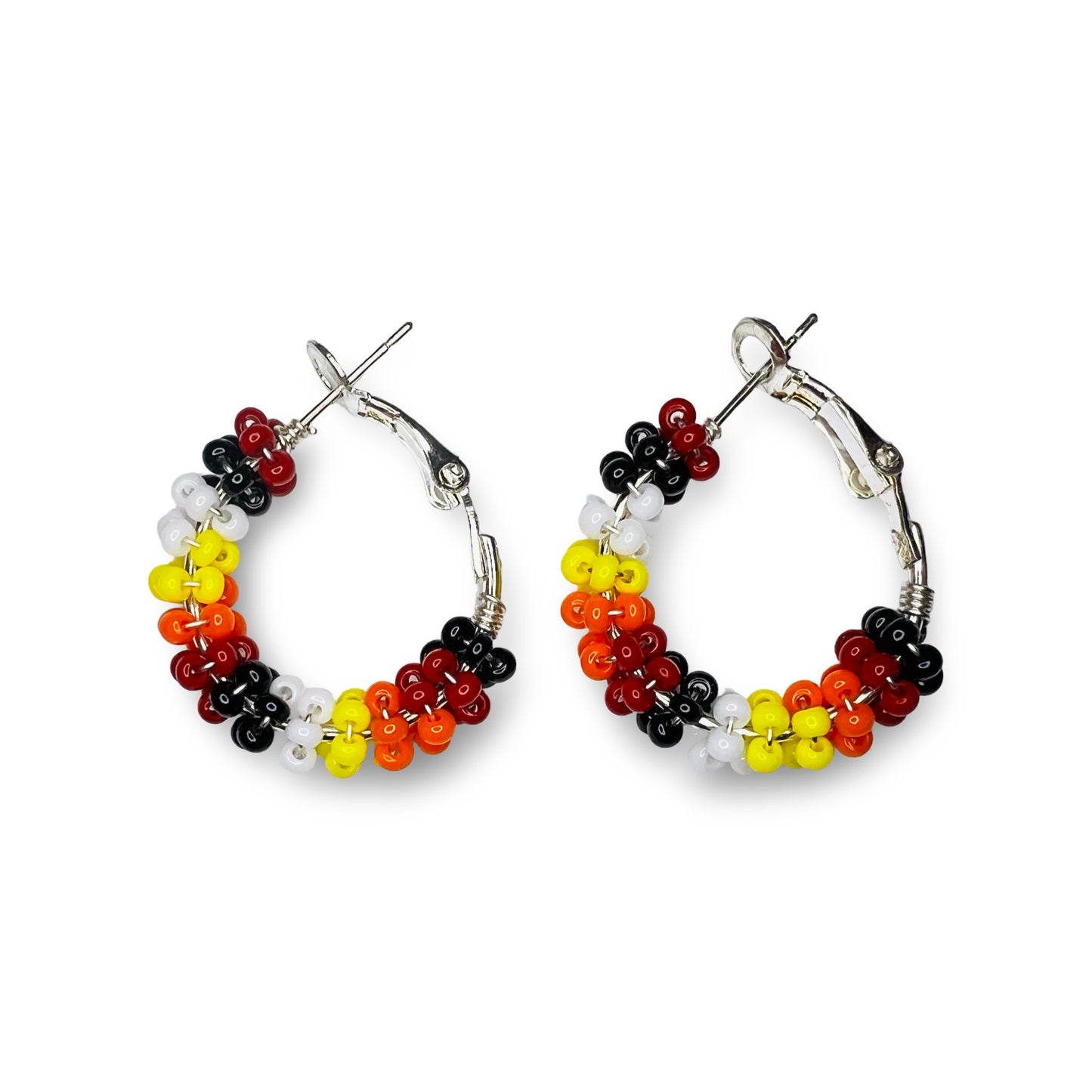 WWBR Mini Beaded Hoops