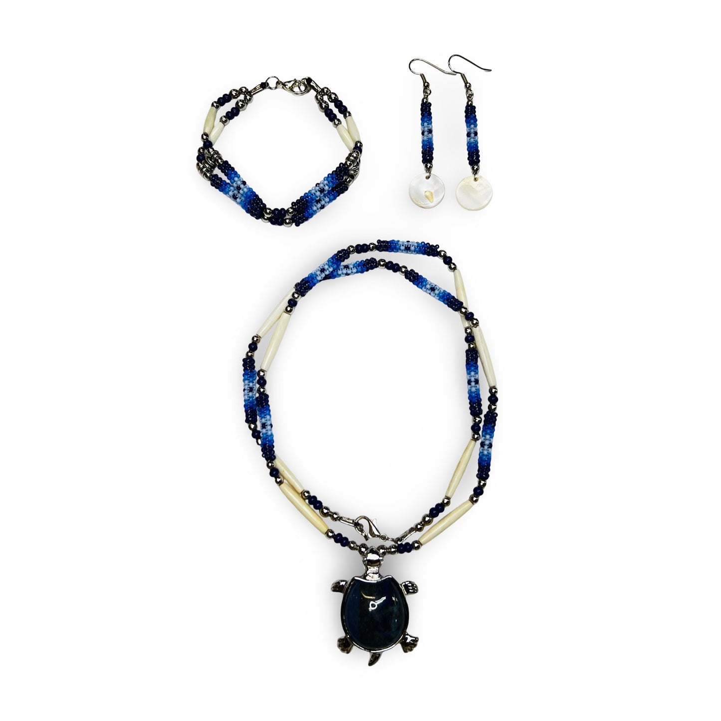 KP Beaded Jewelry Sets w/ Turtle