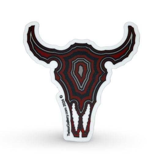 DT Buffalo Skull Sticker