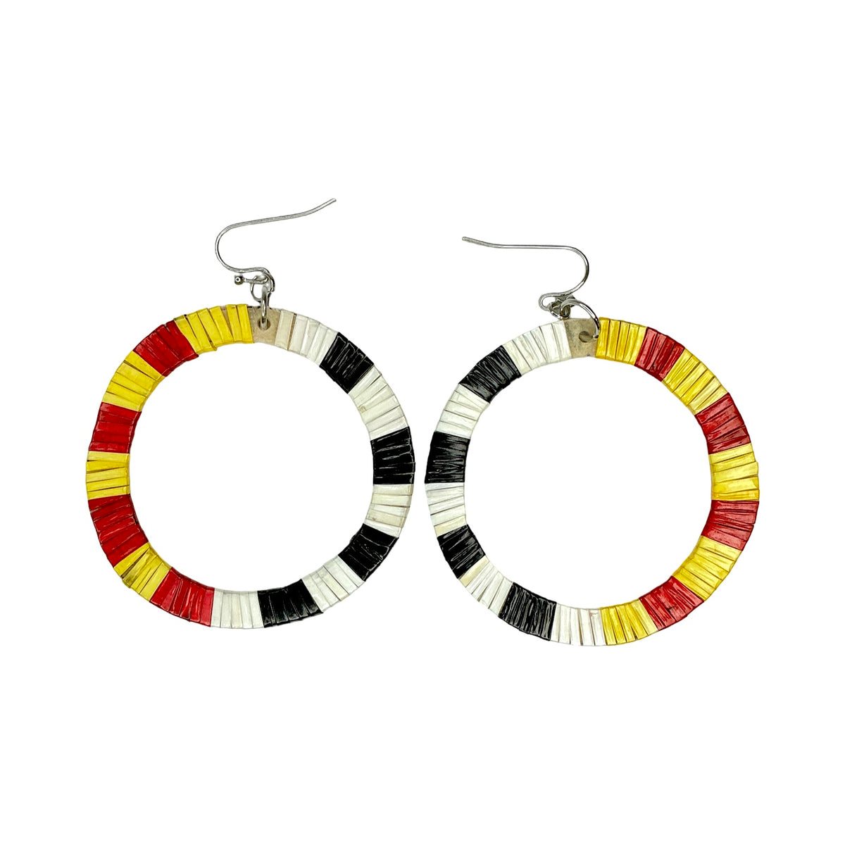 CRC Large Circle Quill Earrings
