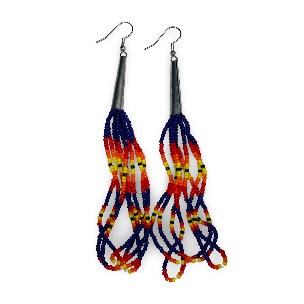 CJE Beaded Fringe Earrings