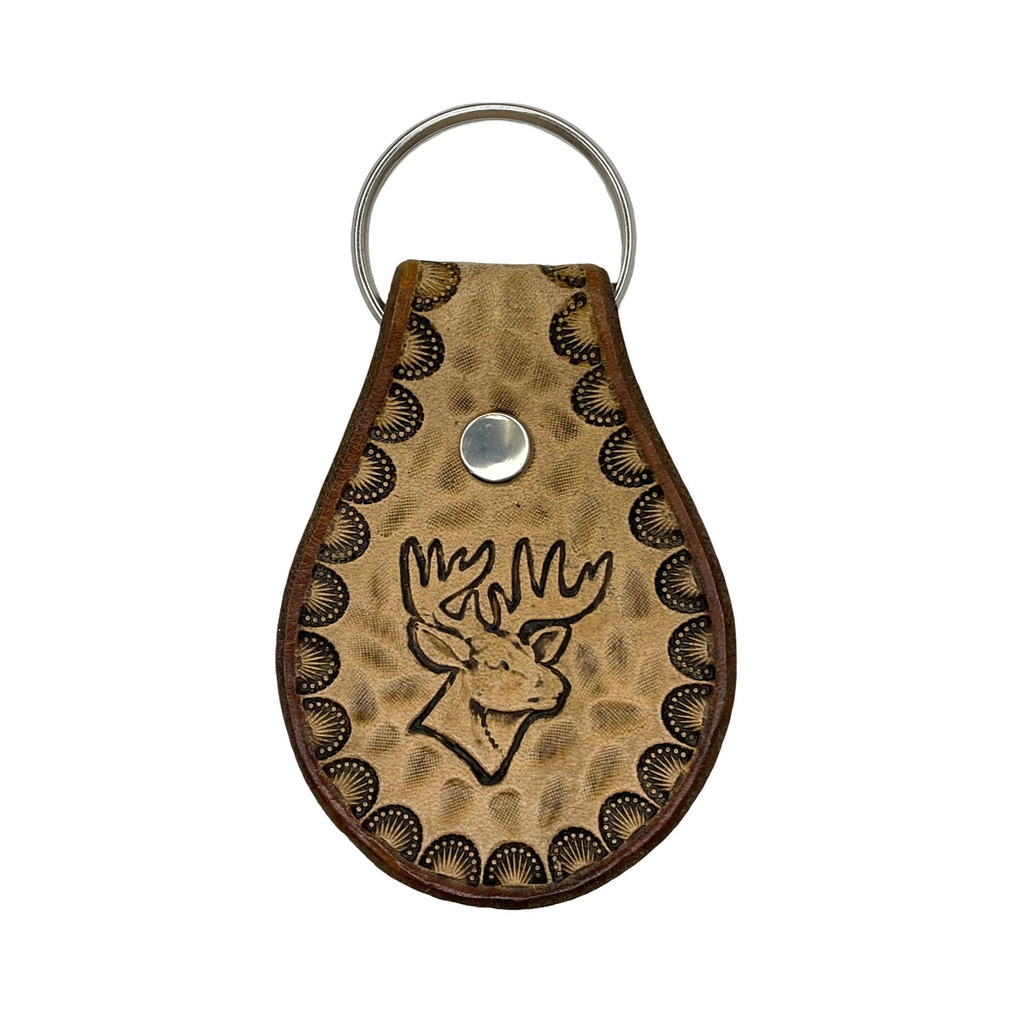 TEB Stamp Leather Keychain