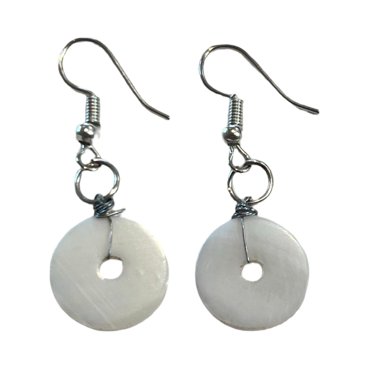 ZTB Abalone Circle Earrings