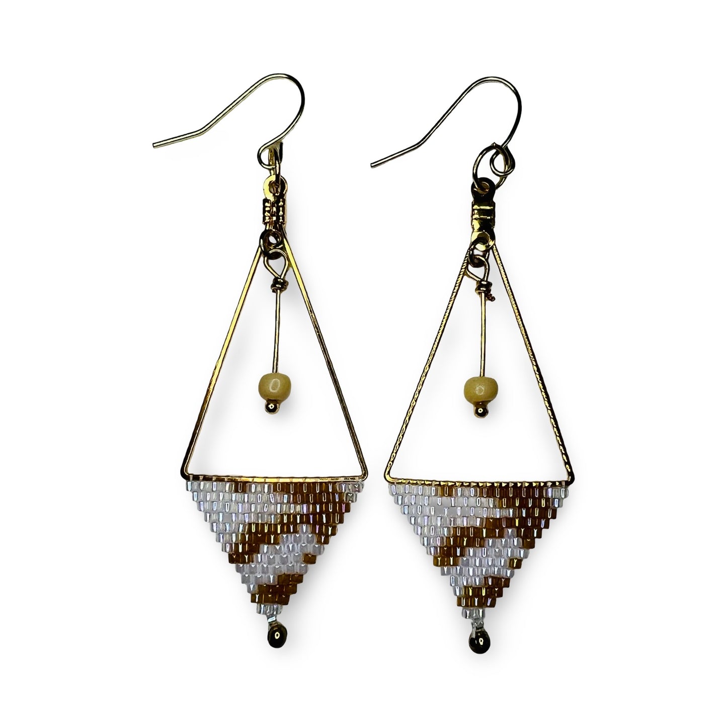 WP Gold Dangle Earrings