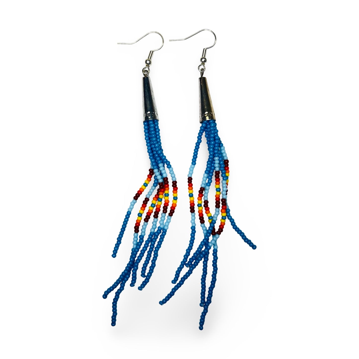 SHMH Beaded Fringe Earrings