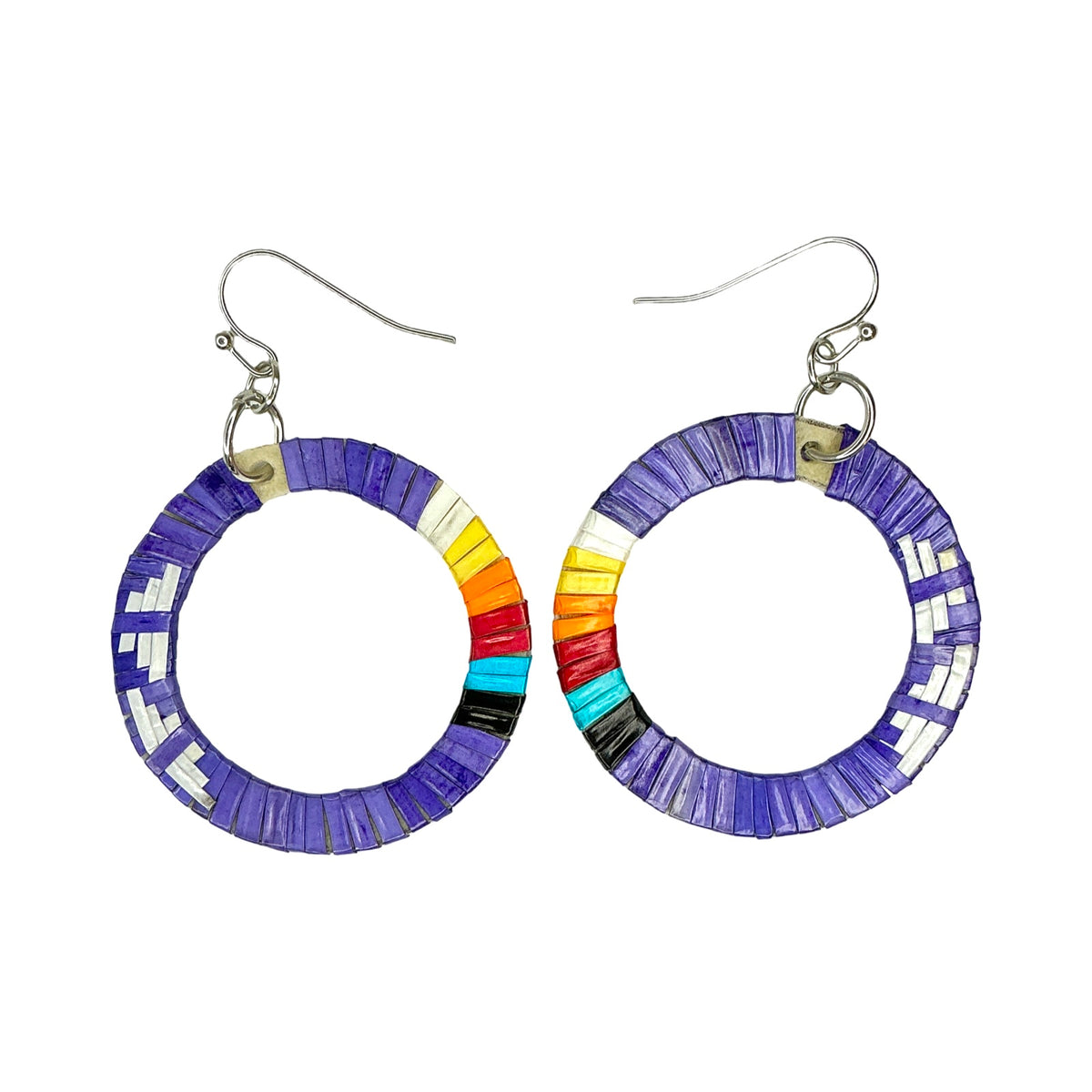 CRC 2" Quill Circle Earrings