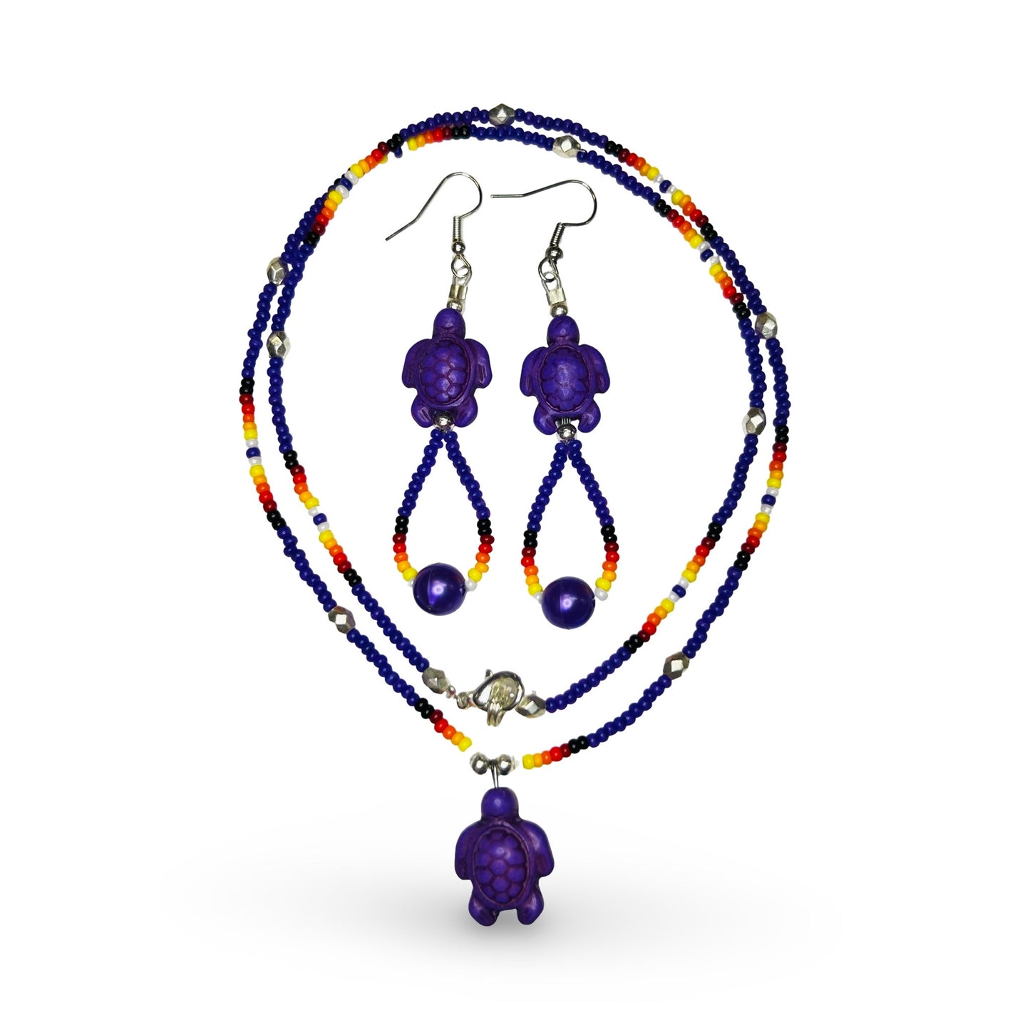 RBE Turtle Necklace/Earring Set