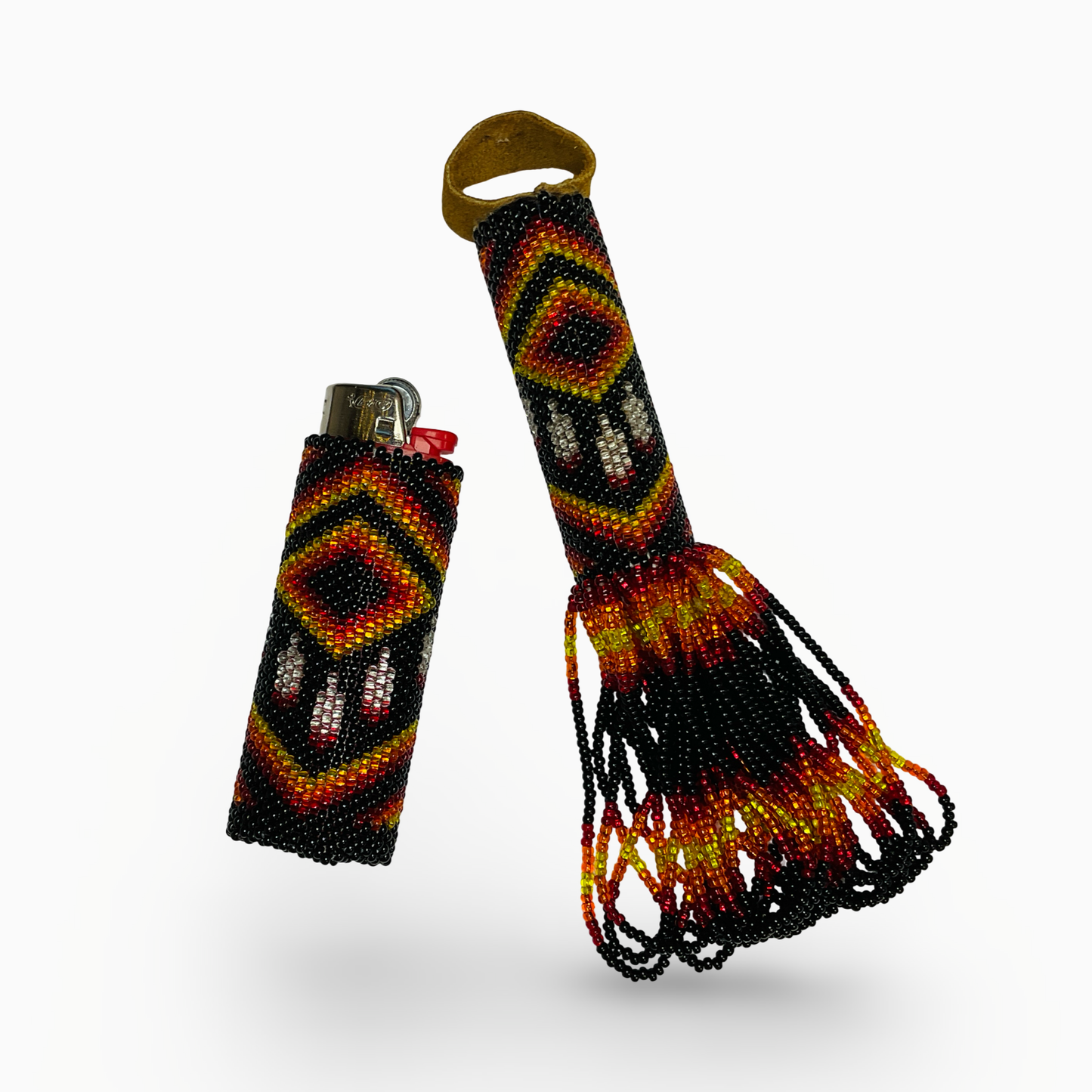 CJE Beaded Lighter Case/Keychain Set