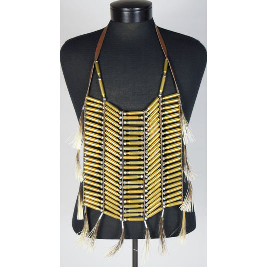 Mens Breast Plate (Porcupine Hair)