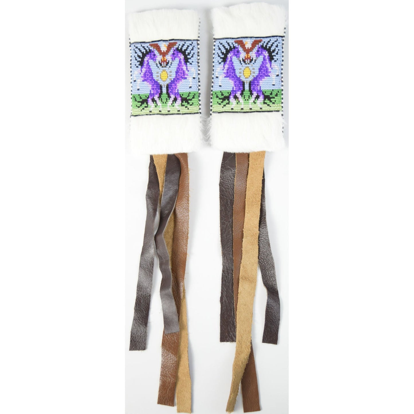 Purple Horses, Sisters, and Friends (Hair Ties)