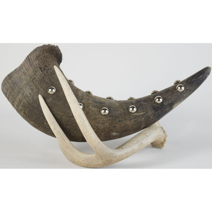 Buffalo Horn Sage Holder (6 tacks)
