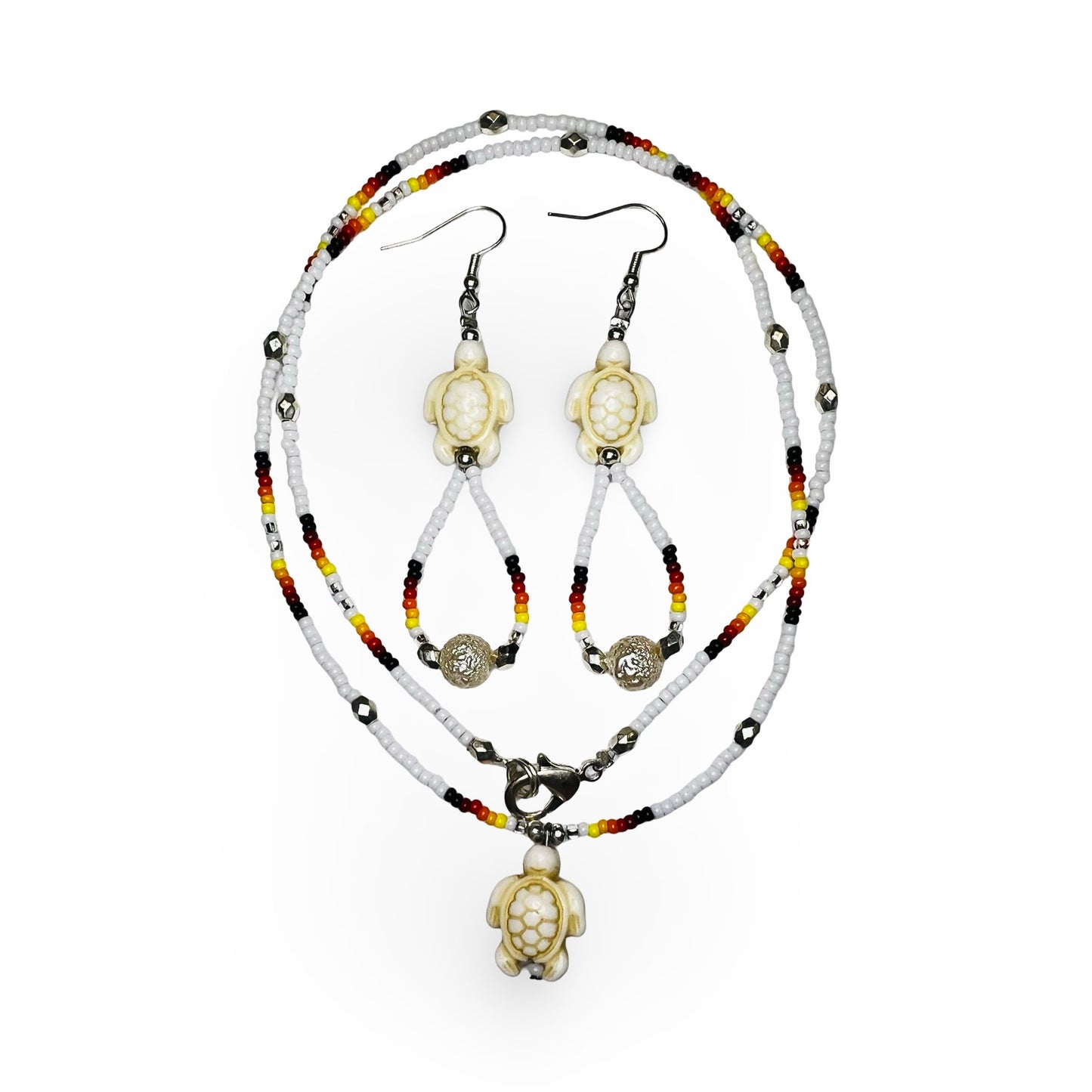 RBE Turtle Necklace/Earring Set