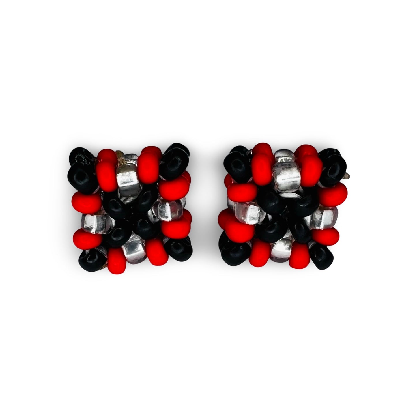 JR Bead Stud Earrings