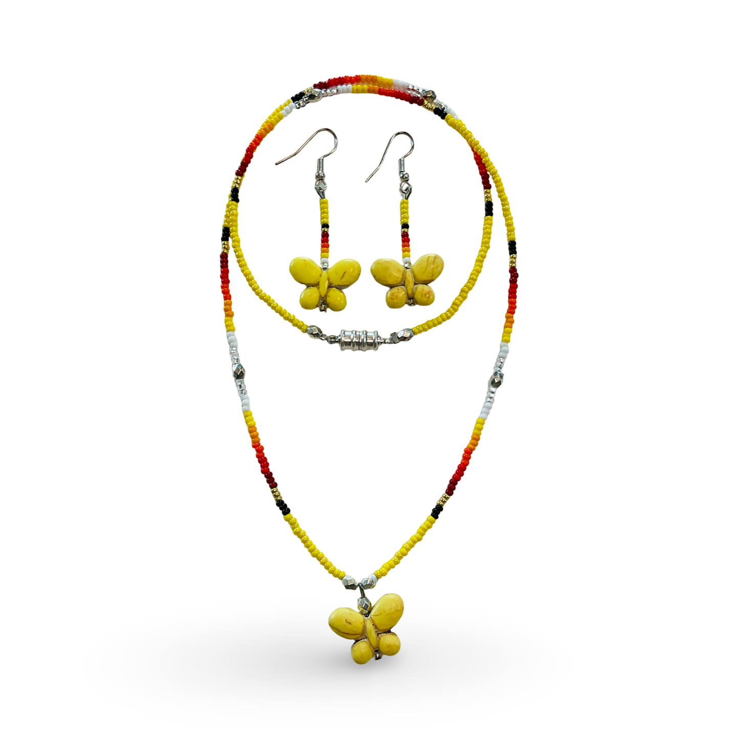 RBE Beaded Earring/Necklace Set