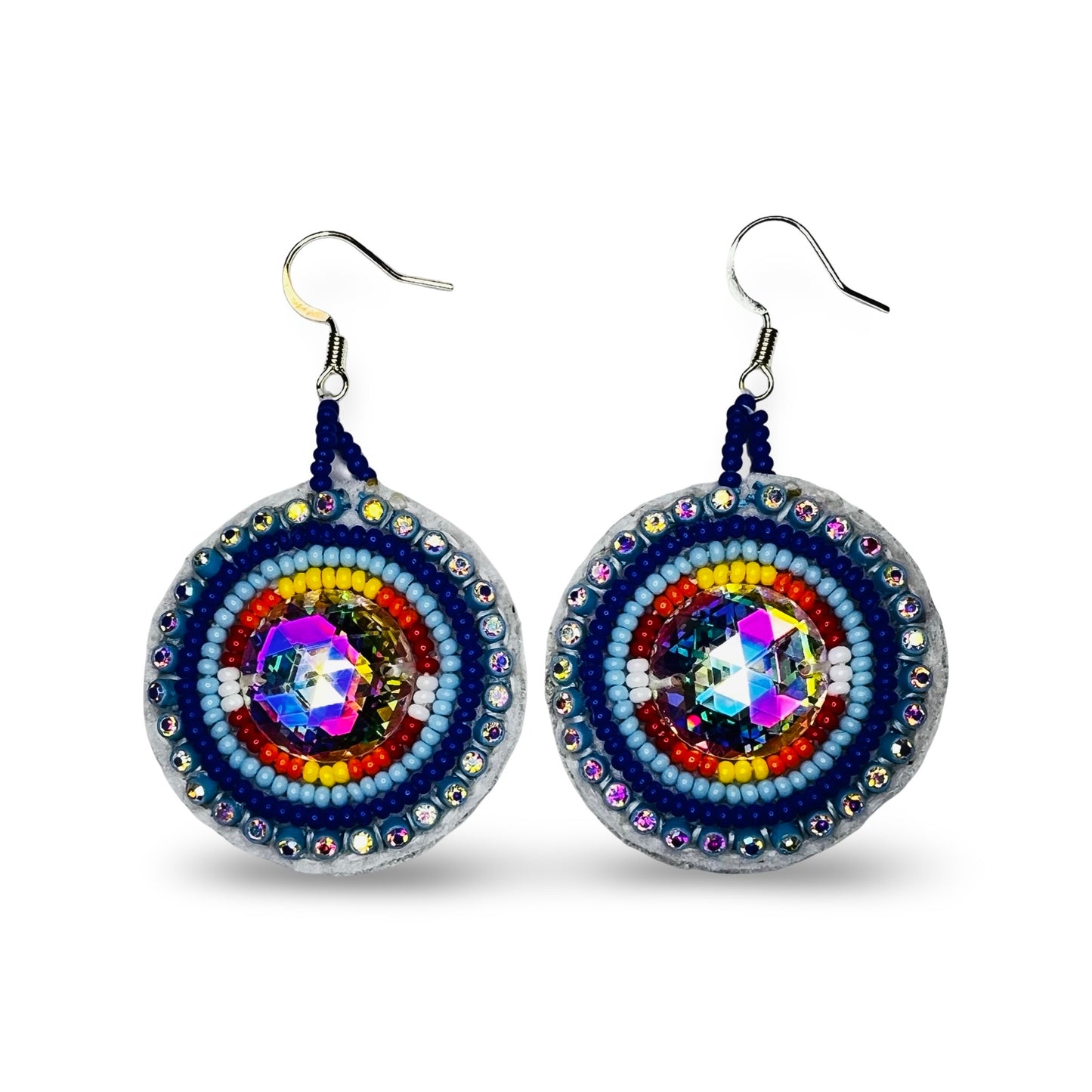 CNH Medium Beaded Earrings