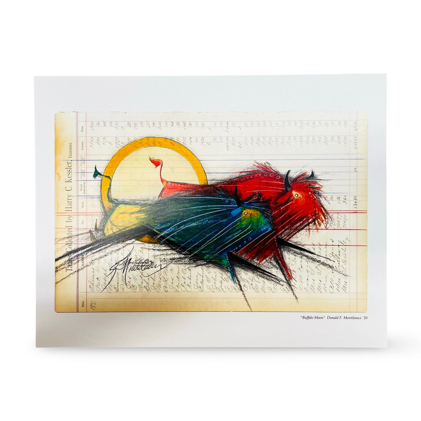 DM Buffalo Moon Print