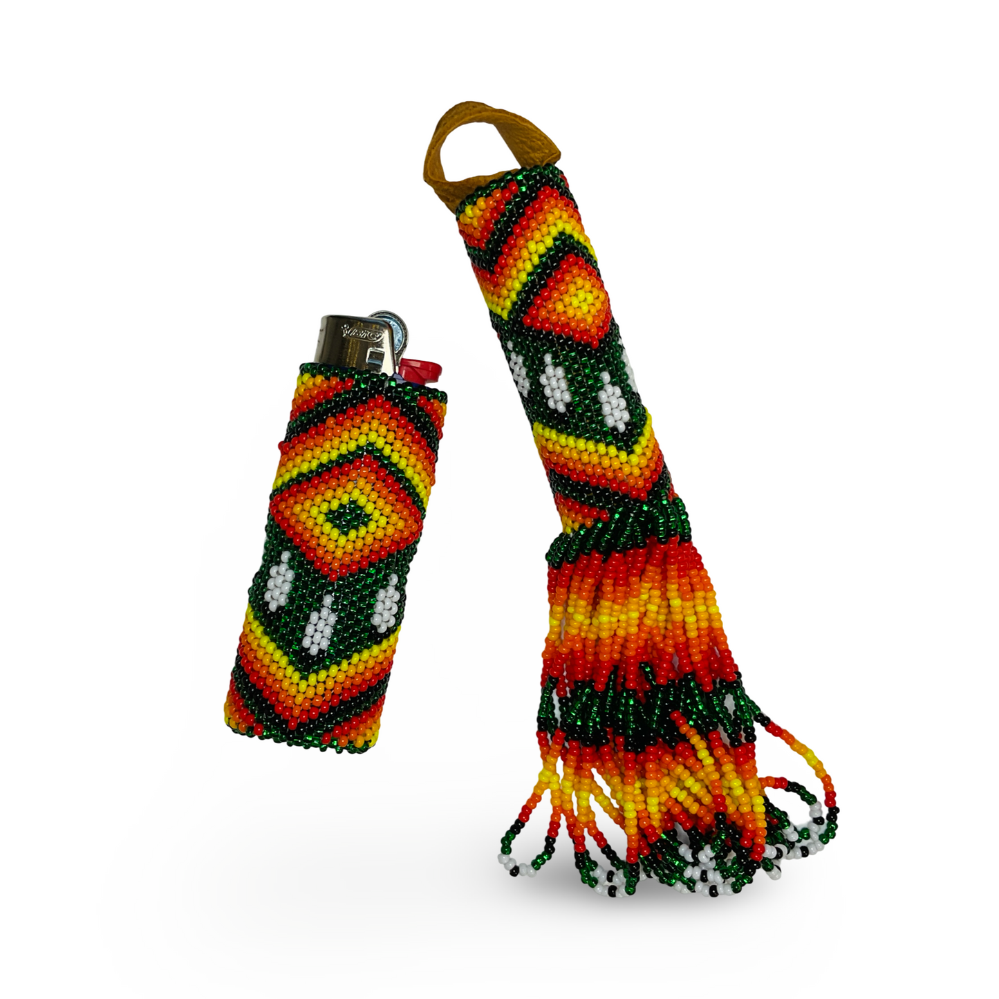 CJE Beaded Lighter Case/Keychain Set