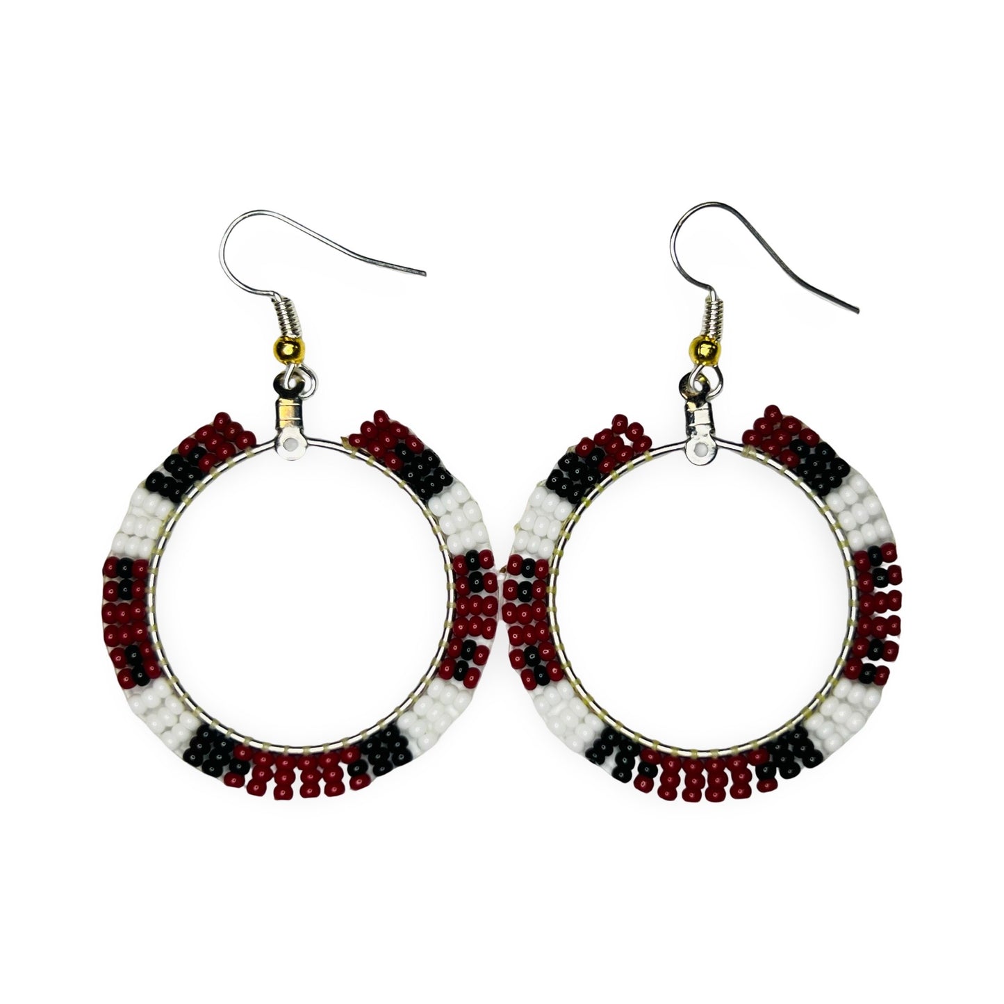 SHMH Beaded Circle Earrings